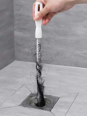 1/3 adet Yaratıcı Kanalizasyon Tıkanıklık Açma Çubuğu ve Fırçası Kanalizasyon Saç Toplayıcı ve Temizliği İçin - Mutfak ve Banyo İçin Etkili Ev Temizlik Malzemeleri