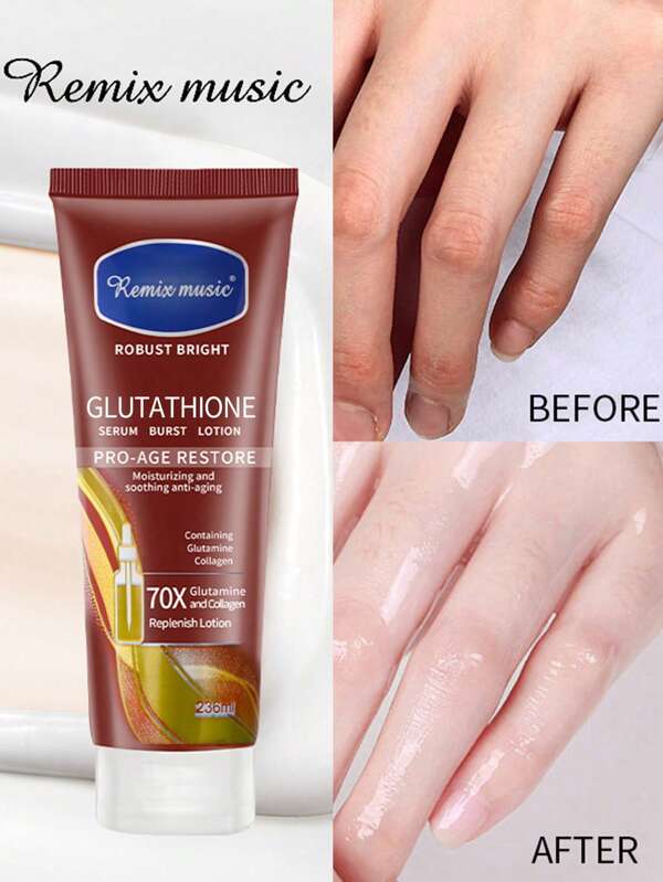 1pc Vaselin 236ml Body Lotion, Moisturizing, Brightening, Non-Greasy For Men And Women