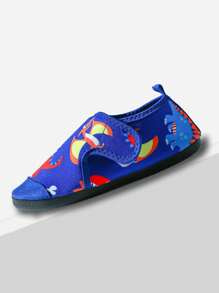 Un nuevo par de zapatos de verano suaves, cómodos, transpirables y de secado rápido para nadar/interior/playa/hotel, con estampado de dibujos animados, zapatos de moda para arroyos poco profundos
