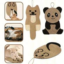 Novo Arranhador de Gato em Formato de Rato de Sisal, Brinquedo de Gato Durável de Sisal, Suprimentos para Gatos, Arranhador de Gato Confortável para Gatos Internos, com Design Adorável de Rato, Arranhador de Gato como Protetor de Móveis para Gatos Felizes, Presente de Natal e Ano Novo