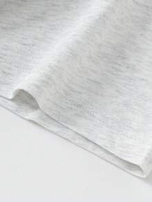 Balabala Bộ đồ mùa hè cho bé gái tuổi teen 2024 Bộ đồ hai mảnh cỡ trung bình và lớn mới in họa tiết thời trang thường ngày - Xám - Xem 12