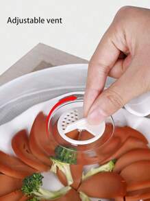 1 Microwave Transparent Splash Proof Cover, Transparent Microwave Food Cover, Splash Proof Oil Proof Cover, Reusable Airtight Food Cover, Cake Food Cover, Refrigerator Dining Table Banquet Preservation Cover, Kitchen Heat-Resistant Cover, Fresh Dustproof Special Cover, Hot Dish Cover, Bowl Cover