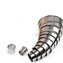 12pcs Round Cookie Cutter Set, Baking Cake Donut Mold, Stainless Steel Donut Cutting Rings Suitable For Baking Cake, Pastry, Sandwich, Mousse, Bread, Donut, Fondant Cookie Cutter - Silver - View 3