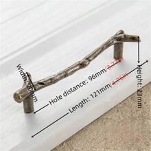 1 Piece Of Modern Simple Tree Rod Classical Chinese Black Branch Zinc Alloy Handle, Drawer, Wardrobe, Bedside Table, Locker, Door Handle, Furniture Hardware Accessories