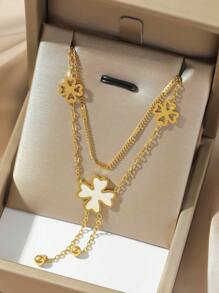 6 Peças Pulseiras Leves de Aço Inoxidável com Decoração de e Strass, Design Elegante e da Moda, Combinação de Cores em Forma de Coração, Cinta Durável, Adequado para Uso Casual de Mulheres e Homens, Presente Ideal para Namoradas e Casais