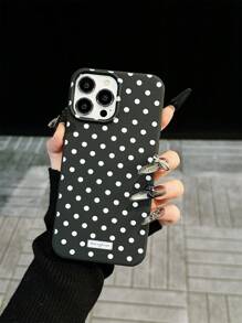 1 pieza Funda de teléfono suave y a prueba de golpes de TPU con lunares, compatible con iPhone 7P/8Plus/16/16PLUS/16PRO/16PROMAX/XR/XSMAX/11/11Pro/11ProMax/12/12Pro/12ProMax/13/13Pro/13ProMax/14/14Pro/14Plus/14ProMax/15/15Pro/15Plus/15ProMax, elegante/premium/linda/
