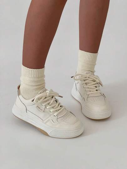 2025 Spring/Summer Korean Style Platform Canvas Sneakers For Women, Versatile Casual Sport Shoes