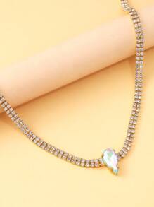 1 pièce Serre-tête goutte d'eau, accessoires de cheveux de mariée, chaîne de cheveux style mori, bijoux de coiffure