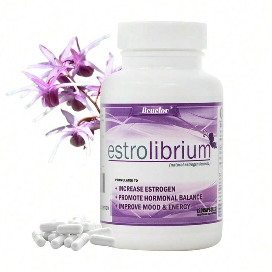 Estrogen Supplement - Promotes Hormone Balance - Supports Mood And Energy Health - 120 Capsules - 1 chai - Xem 1