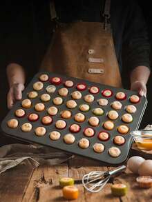 48/35/24/12个迷你蛋糕模具松饼纸杯烤盘纸杯蛋糕工具戚风蛋糕烤箱烘焙用品