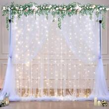8-Mode Remote Control LED Curtain Lights, USB Powered, Suitable For Party, Christmas, Wedding, Bedroom And Home Decor, Holiday Atmosphere, Party Decoration Christmas Decorations Room Decor