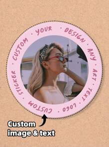 1-100pcs Personalized Labels - Custom Stickers With Any Text, Image, Custom Thank You Labels Stickers ,PVC, Waterproof, Colorful Custom, Unique Ideal Gifts For Him, Her,Family,Friends,Son,Daughter,School Students,Pets, Dogs, Cats, For Anniversaries,For Birthdays, School,Home