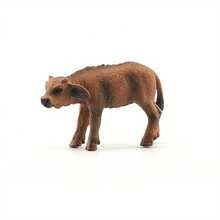 礼品PVC牛模型 - 仿真农场动物模型，静态实心牛娃娃装饰，无需电动桌面装饰，生日或节日装饰，礼品项目，有趣的动物设计 - 彩色 - 查看 22