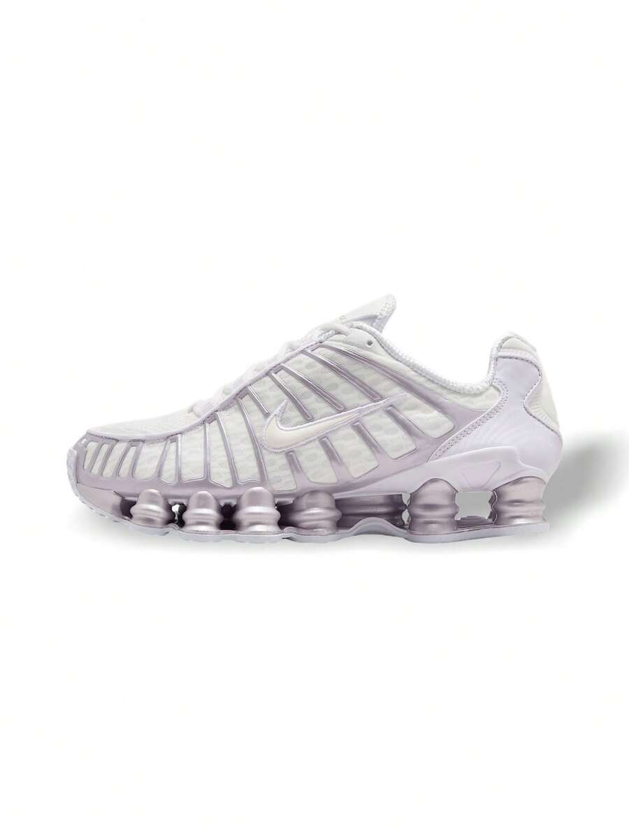 Nike Shox TL Men's Sneakers Recrafted 2003 Icon With Breathable Mesh Upper, Full-Length  Shox Cushioning And TPU Heel Support AR3566-104 - Grape - View 1
