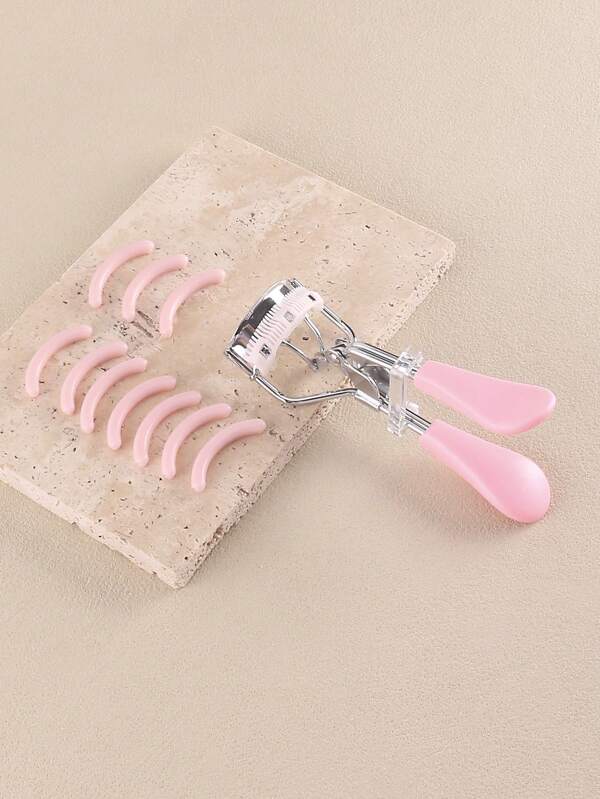 Pink Eyelash Curler, Long Lasting Shaping For Beginners Makeup Tools