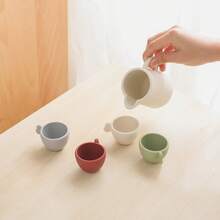 幼儿角色扮演下午茶套装，可水洗柔软硅胶玩具，早教角色扮演玩具套装 - 彩色 - 查看 5