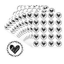100pcs/1 Pack Transparent Hot Stamping Heart-Shaped Self-Adhesive Paper Food Packaging Labels, Envelope Letter Sealing Stickers, Multi-Functional Gift Bag Box Sealing Decals, Suitable For Party Gifts, Wedding Invitations, Food Outer Packaging Decoration Distinction - 100pcs Without Adhesive - View 6