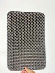 Large Double-Layer EVA Material Cat Litter Mat, Anti-Splash & Leak, Washable Litter Trapping Mat, Convenient Cleaning, Multiple Sizes Available, Pet Cat Litter Box Mat