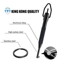 全新黑色滚花扭锁钥匙，带可拆卸钥匙圈，适用于标准系列手铐，通用手铐钥匙，适用于警察约束装置和安全专业人员，与大多数手铐兼容