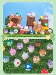 1pc/3pcs Assorted Anime Cute Cat Model Blind Box/Bag, PVC Material Action Figure, Perfect Gift For Anime Fans, Suitable For Office Desk Decor