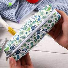 1个/5个装钩针收纳包，拉链式钩针收纳整理袋，轻便易握，印有图案，适合编织爱好者和初学者 - 彩色 - 查看 2