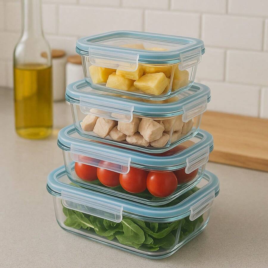 Bottles,Jars & Boxes - Clear - View 1