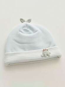 Gorro de 0 a 6 meses para recién nacidos e infantes, gorros de bebé suaves, gruesos y elásticos, adecuados para niñas y niños como accesorio - Multicolor - Ver 11