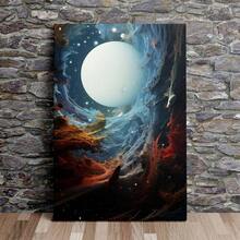 1 peça/3 peças Pôsteres de arte de parede Moldura opcional Moderna Estética Cosmos Infinito Arte em tela Pôster Espaço Céu estrelado Nebulosa Imagem de parede Pintura a óleo Estilo Impressões Decoração de casa - Multicolorido - Ver 23