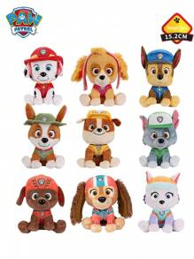Spin Master Peluche de la Patrulla Canina Sky Blue Piloto Paracaidista - Spin Master GUND de 6 pulgadas con alas plateadas y emblema de llama para el equipo de rescate, para niños a partir de 1 año