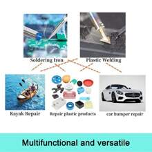 Plastic Welder Welding Kit Soldering Iron For Car Bumper Kayak Surface Repair AU