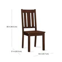 Better Homes And Gardens Bankston Dining Chair, Set Of 2, Mocha - Multicolor - View 3