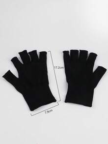 美甲灯专用防紫外线露指手套，专业凝胶美甲防紫外线手套，美甲工具，返校季，美甲用品 - 彩色 - 查看 7