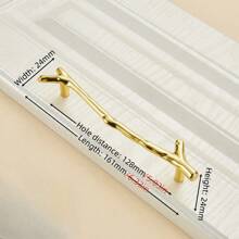 1 Piece Of Modern Simple Tree Rod Classical Chinese Black Branch Zinc Alloy Handle, Drawer, Wardrobe, Bedside Table, Locker, Door Handle, Furniture Hardware Accessories