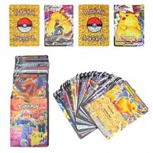 pokemon 55 carte Pokémon (serie V, Vmax, GX rare), carte anime da collezionare, regali per fan, adatte per occasioni di festa, fornitura per feste, gioco di carte Pokémon