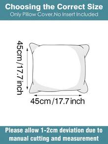 1/2/4 Piezas Funda de almohada decorativa de 17.7x17.7 pulgadas de poliéster elegante con diseño de dama vintage y floral - con cremallera, lavable a mano para decoración de oficina, dormitorio, sala de estar (inserto no incluido), almohadas decorativas, decoración de otoño, decoración de habitación