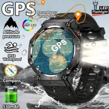 Hwagol 1,39 Zoll TFT Smartwatch mit Bluetooth Anruf/107 Sportmodi/Schlafverfolgung/Schrittzähler, Smartwatch mit Taschenrechner, GPS, anpassbarem Zifferblatt, kompatibel mit Android & iOS, 530mAh Akku, geeignet für Frauen & Männer