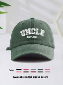 1 pièce ensemble de 1 pièce casquette de baseball d'été unisexe imprimée "ONCLE", casquette à filet, casquette de camionneur, casquette de plage pour femme, casquette de papa, casquette de baseball, casquette pare-soleil, casquette de papa, convenant pour un usage quotidien, les voyages, le cyclisme, la randonnée, la pêche, les vacances à la plage