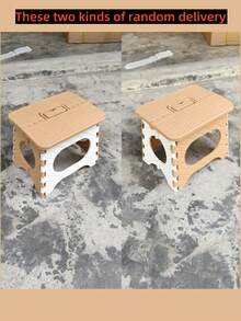 坚固耐用加厚便携式折叠凳带手柄 - 简易办公凳，时尚，美观，坚固耐用，家用折叠凳，节省空间，易于存放，适合室内，派对，野餐，成人和儿童便携式折叠椅，适合家庭使用，户外钓鱼。