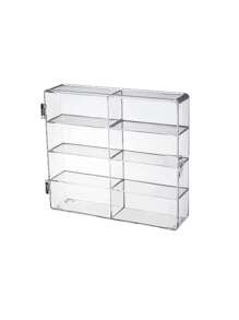1 PEZZO, Mobile espositore in plexiglass, espositore per 8 auto , scatola di storage per auto in miniatura, scatola di storage per ufficio, usato per la decorazione della casa