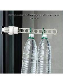 1/2/3 قطعة هذه الحاملة لتجفيف الملابس لها تصميم فريد، تُثبت على النافذة بمشابك سريعة ولا تتطلب ثقب أو إجراءات تركيب معقدة. سواء كانت نافذة بالطابق أو في فندق أثناء السفر، يمكن التعامل معها بسهولة