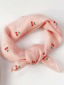 1 pieza Babero con diseño de cereza y fresa lindo para mascotas, para perros y gatos pequeños/medianos, diseño de moda - Multicolor - Ver 11