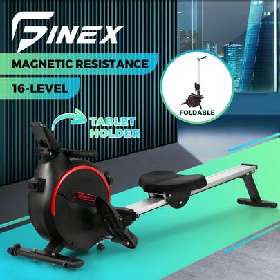 SUN YEE Rowing Machine Rower Magnetic Resistance Fitness Home Gym Cardio 16-Level