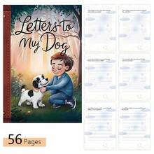 Letters To My Dog, 56 Pages Interesting Dog Diary Notebook, Animal Lover, Dog Owner, Perfect Gift For Birthday, Thanksgiving, Christmas,For School Supplies,Back To School