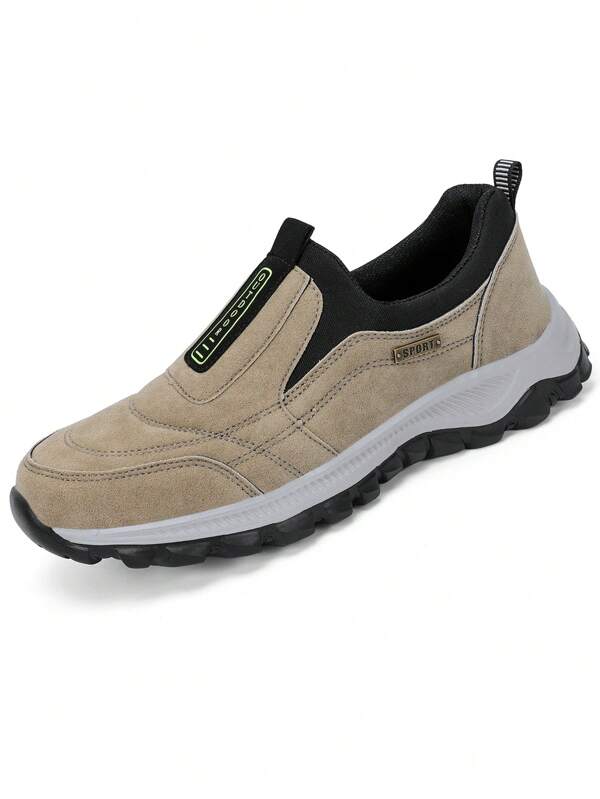 1 Pair Men's Sports Shoes Leather Breathable Casual Shoes Anti-Skid Hiking Shoes For Women Running Outdoor Brand Shoes