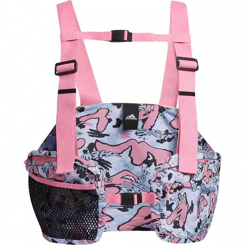 Adidas Women's Fashion Sports Casual Vest Tank Top GT0090, Summer - Pink/light Purple - View 1