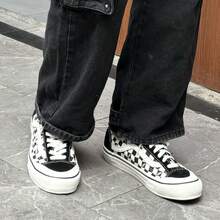 Vans Unisex 2026 Spring New Style 136 Decon VR3 Classic Retro Black & White Checkerboard Low-Top Casual Canvas Sneakers VN0A4BX91KP - Black and White - View 7