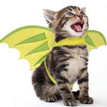 New Pet Dinosaur Transformation Costume Dog/Cat Halloween Flying Dragon Wings Apparel, Funny Harness