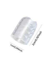 10 piezas-Protectores de silicona para los dedos de los pies con agujero, tapa de dedo transpirable adecuado para correr en casa para damas, protector de dedo transpirable anti-fricción para prevenir ampollas, aliviar la elasticidad del pie, separador de dedos, cubierta protectora para el dedo meñique, callos, corrector de ampollas, protector de juanete