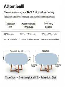 1pc Bamboo Knot Fringed Round Tablecloth, Linen Dust-Proof Design Suitable For Wedding, Holiday Party, Daily Home Use, Decorative Tabletop