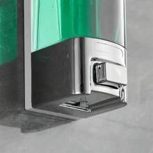 ABS 500ML Hotel Bathroom Wall Mounted Manual Double Headed Soap Dispenser Without Punching Holes, Shower Gel Bottle For Soap Dispenser, Hand Soap Dispenser